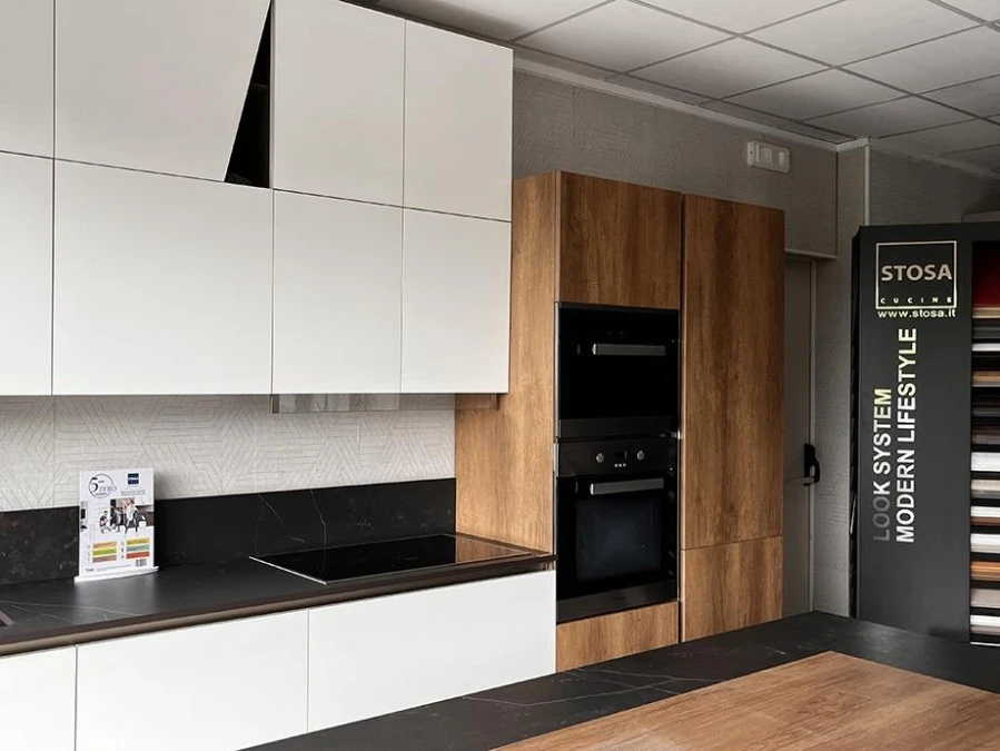 Cucina con Isola Stosa Cucine Infinity Diagonal
