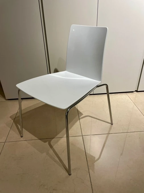 Sedia senza braccioli Moroso Leaf