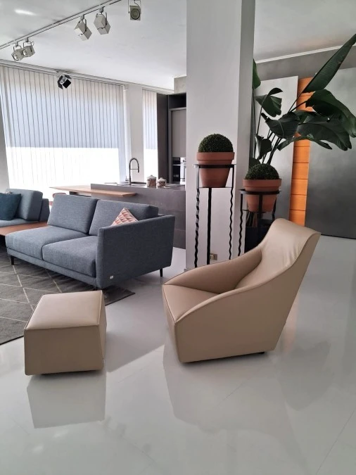 Poltrona con pouf Molteni&C. Doda