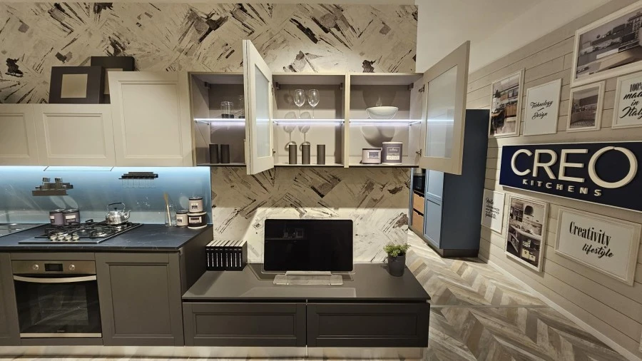Cucina lineare Creo Kitchens SMART NECK