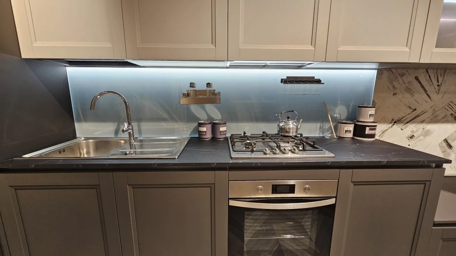 Cucina lineare Creo Kitchens SMART NECK