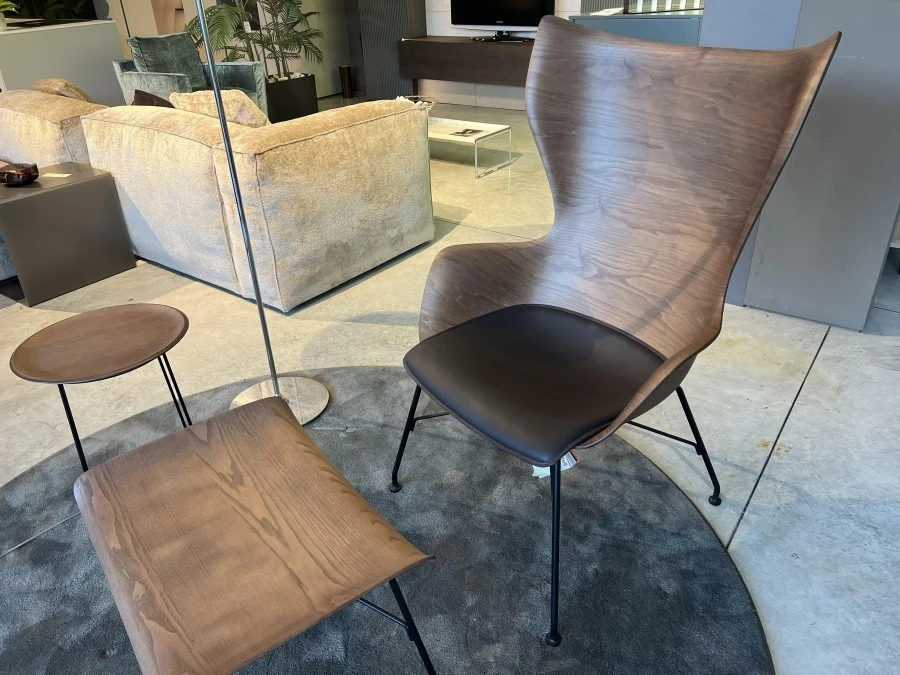 Chaise longue Kartell K/WOOD