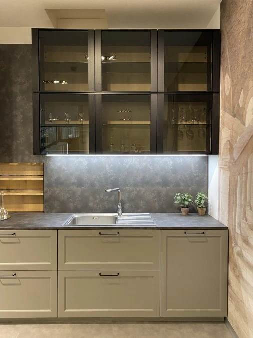 Cucina lineare The Cut Kitchen Divina