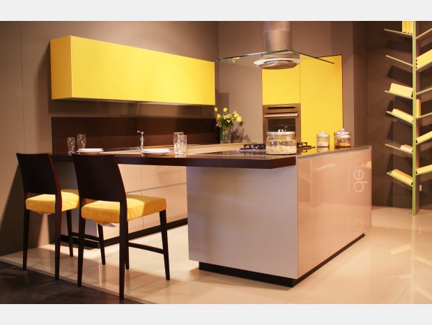 Cucina con penisola Valcucine Demode Forma