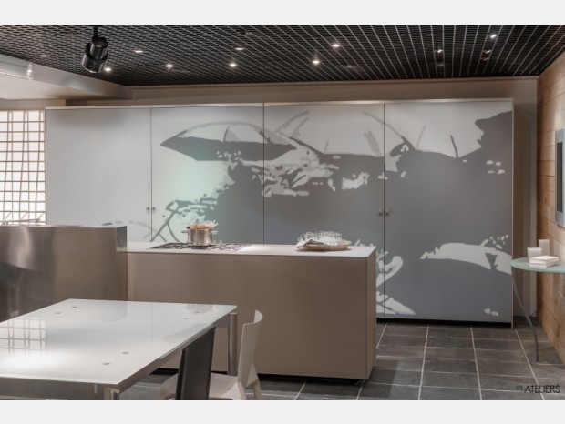 Cucina Valcucine armadiatura artematica vitrum arte