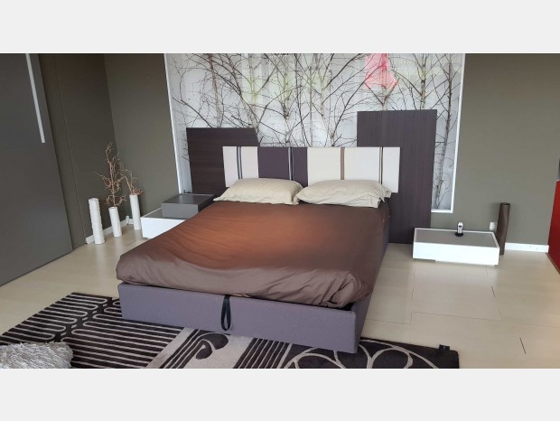 Letto matrimoniale con contenitore Tomasella DIAGONAL