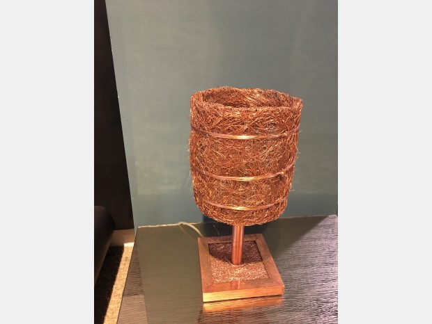 Lampada da tavolo Produzione Artigianale Abat-jour in rame