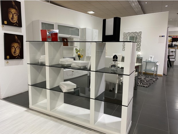 Piccola libreria Calligaris bifacciale GTG