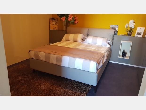 Letto matrimoniale con contenitore Oggioni DAMA