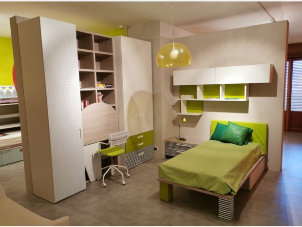 Cameretta letto singolo Dielle Kids