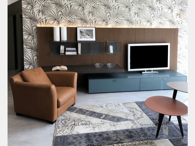 Soggiorno componibile Lema Boiserie W-Line + LT 40