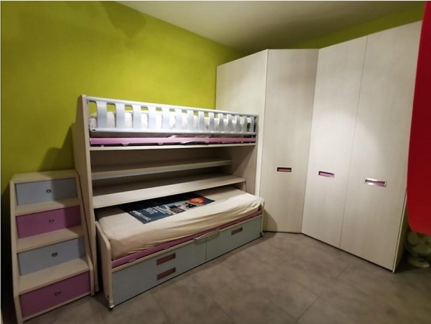 Cameretta a castello Moretti Compact KIDS