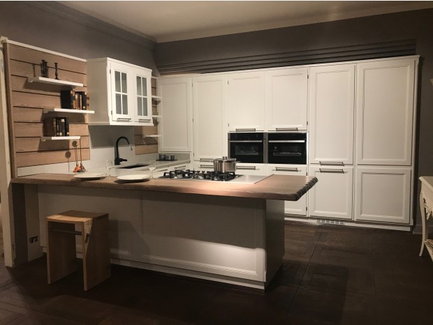 Cucina con penisola L'Ottocento Living