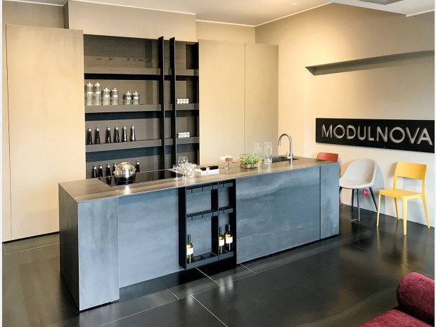 Cucina con Isola Modulnova MH6 Blade