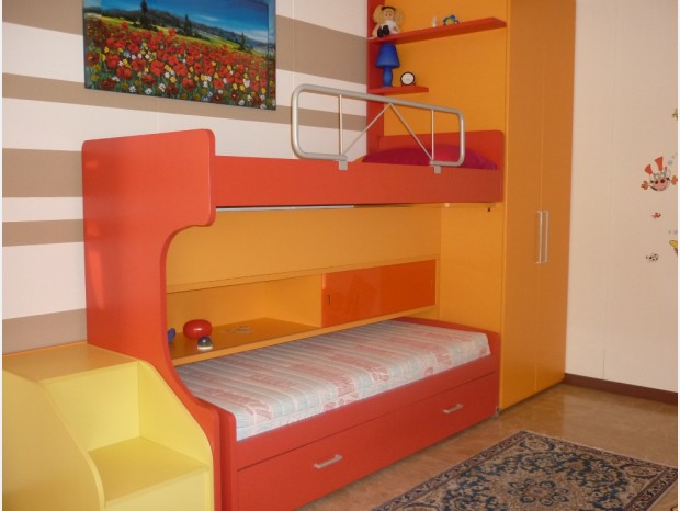 Cameretta con soppalco Ferrimobili Slider