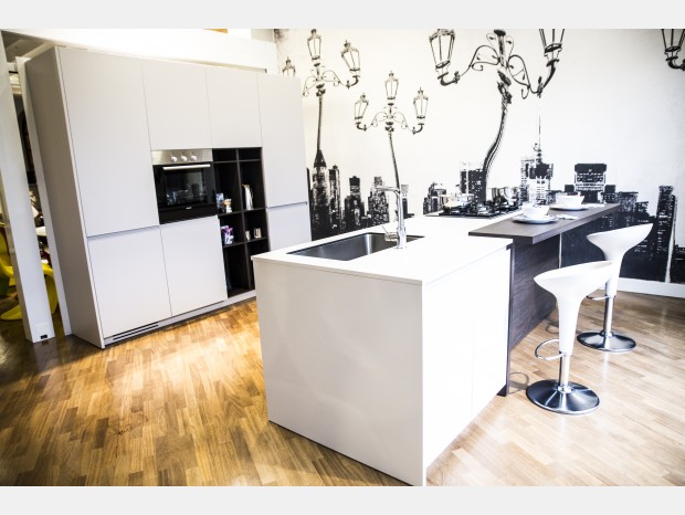 Cucina con Isola Euromobil Lain