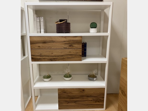 Piccola libreria Devina Nais Naturale 2 cassetti/1 cestone
