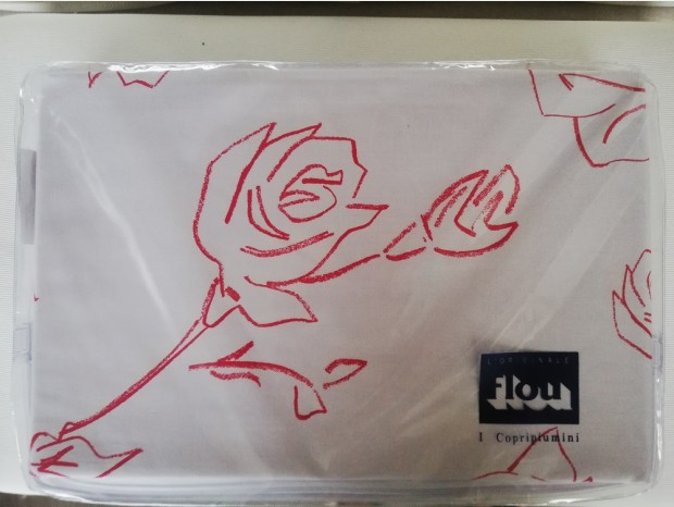 Biancheria da letto Flou Copripiumino Charme rosso