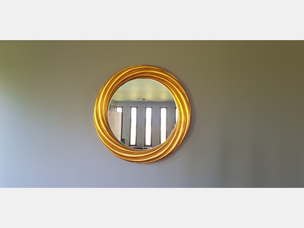 Specchio Spini Gold Tondo