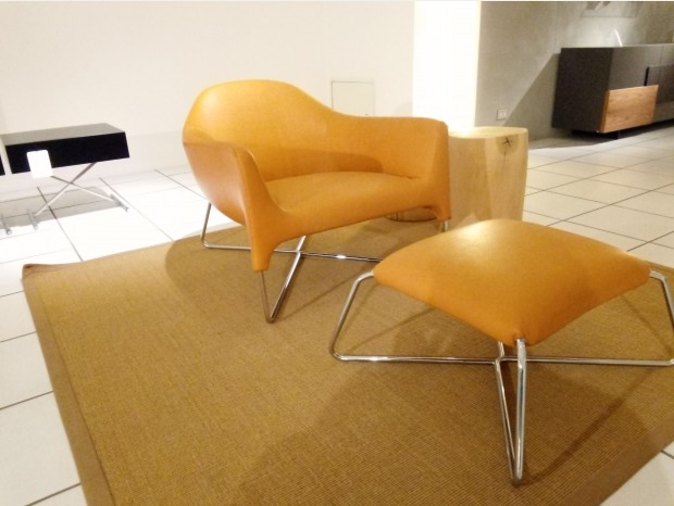 Poltrona con pouf Poliform Bali