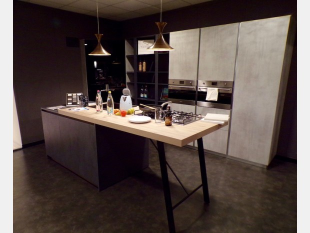 Cucina con Isola Dibiesse Spring Urban