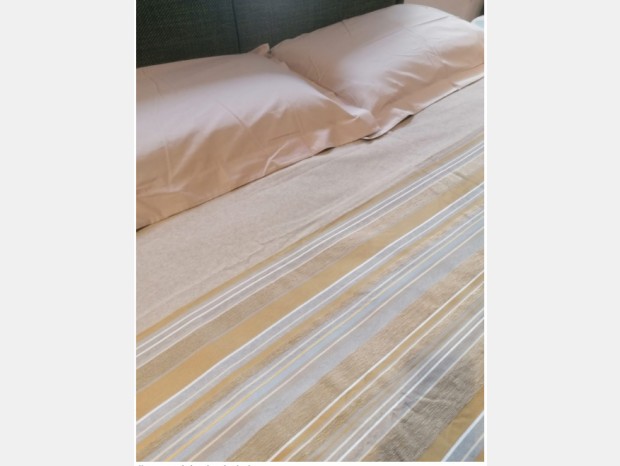 Biancheria da letto Flou india beige e oro