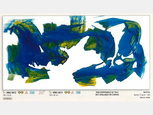 Quadro Produzione Artigianale MUSTICA MARTEDI 12 APRILE - 1994 - TOP ART SHOP