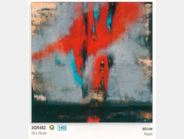 Quadro Produzione Artigianale TOP ART SHOP - AUTORE  BECAM - TITOLO FUSION