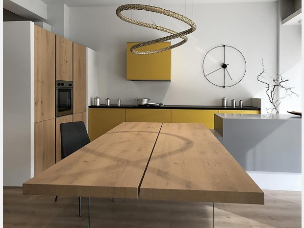 Cucina con Isola Arrital AK Project senza elettrodomestici
