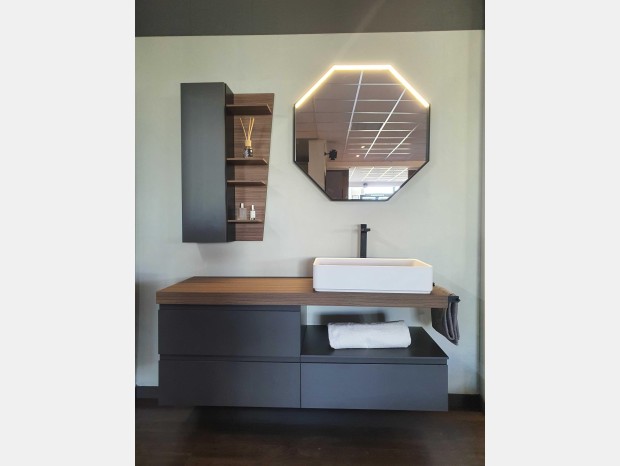 Mobile bagno Baxar Surf grigio fumè