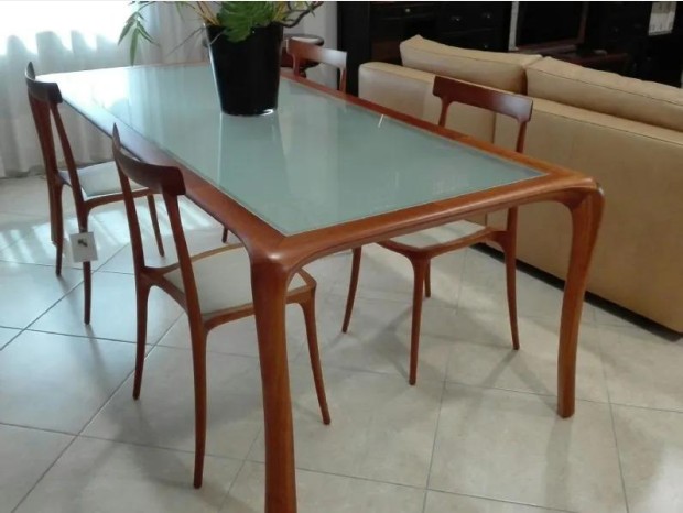 Tavolo rettangolare Ceccotti Withy ( con 4 sedie)