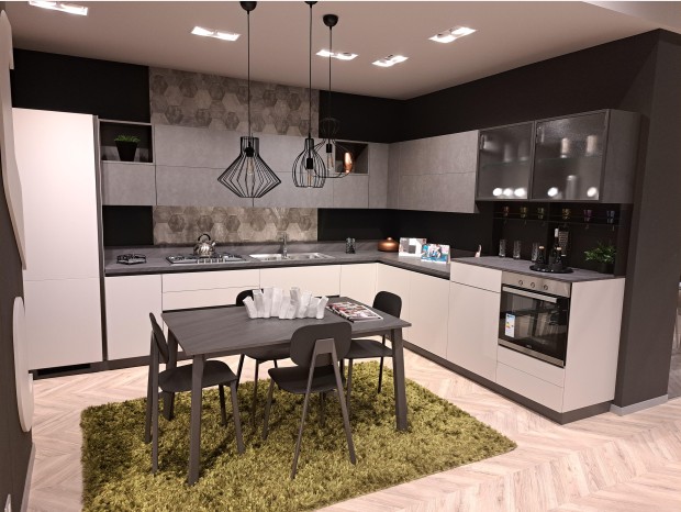 Cucina angolare Scavolini Evolution
