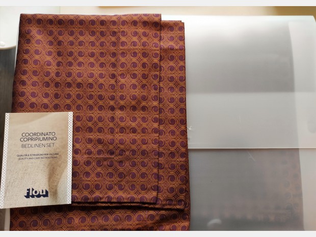 Biancheria da letto Flou Copripiumino Marsala