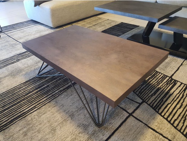 Tavolino trasformabile EasyLine RAY CORTEN