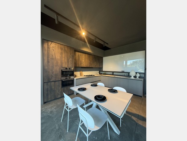 Cucina angolare Arredo3 Kalì dark