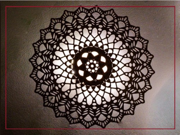Lampada da parete Centrino Style DONNA CARMELA