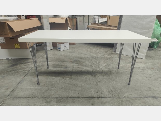Tavolo rettangolare Produzione Artigianale Laminato Bianco