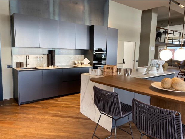 Cucina con Isola Poliform ALEA PRO
