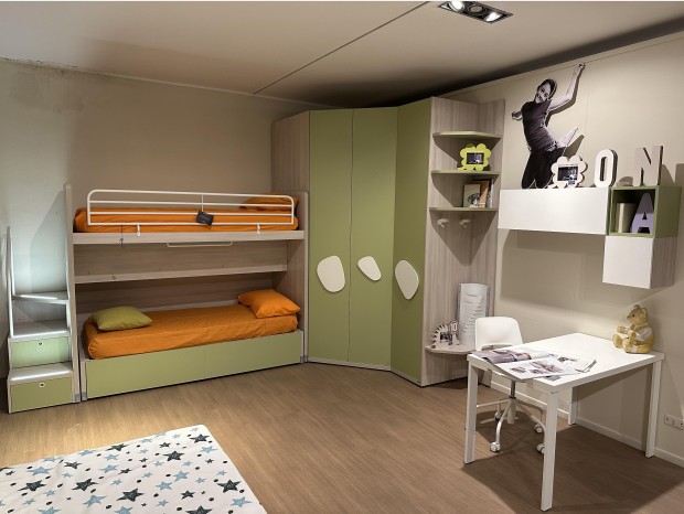 Cameretta a castello Doimo Cityline QIK LIGHT