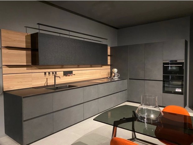 Cucina angolare Valcucine Riciclantica