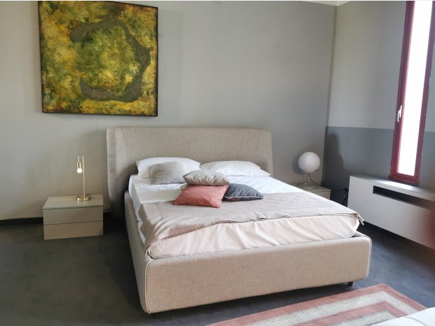 Letto matrimoniale con contenitore Colombini LORD