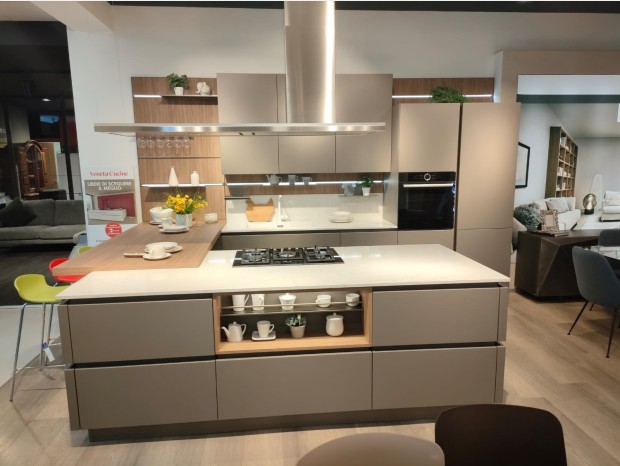 Cucina con Isola Veneta Cucine OYSTER