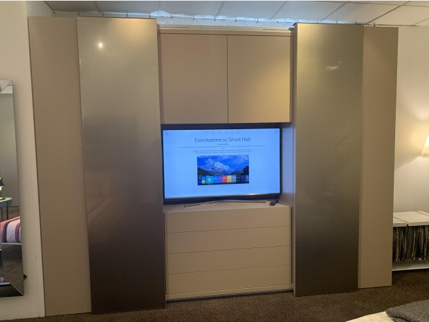 Armadio scorrevole La Falegnami Bio System con Modulo TV