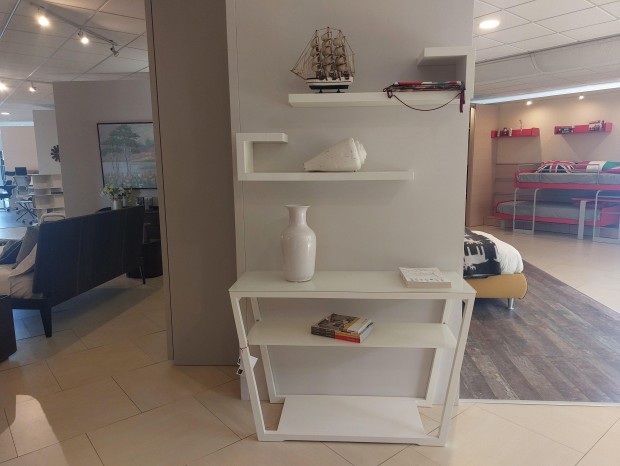 Consolle Calligaris Element + mensole Calligaris Seattle