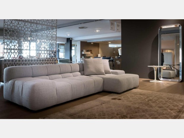 Divano Chaise-longue B&B Italia Tufty Time '15 - con penisola DX o SX