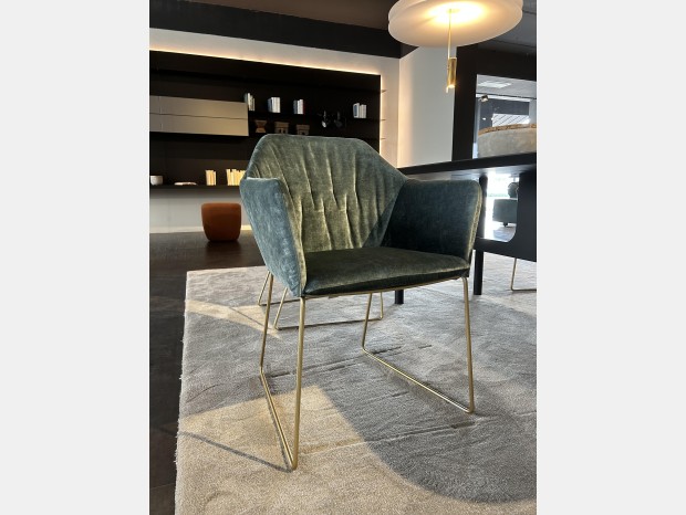 Sedia con braccioli Saba Italia New York