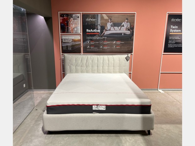 Letto matrimoniale con contenitore Rosini Divani Cassiopea