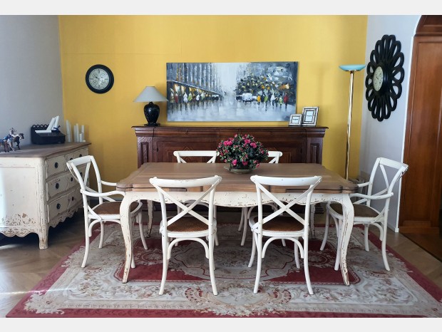Tavolo allungabile Dialma Brown Shabby Chic