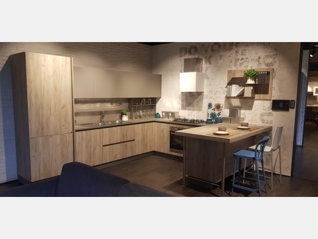 Cucina con penisola Lube Immagina