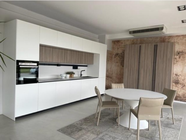 Cucina lineare Arrital AK PROJECT bordo dritto